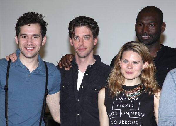 Christian Borle & Celia Keenan-Bolger & Adam Chanler-Berat & Isiah Johnson Photo