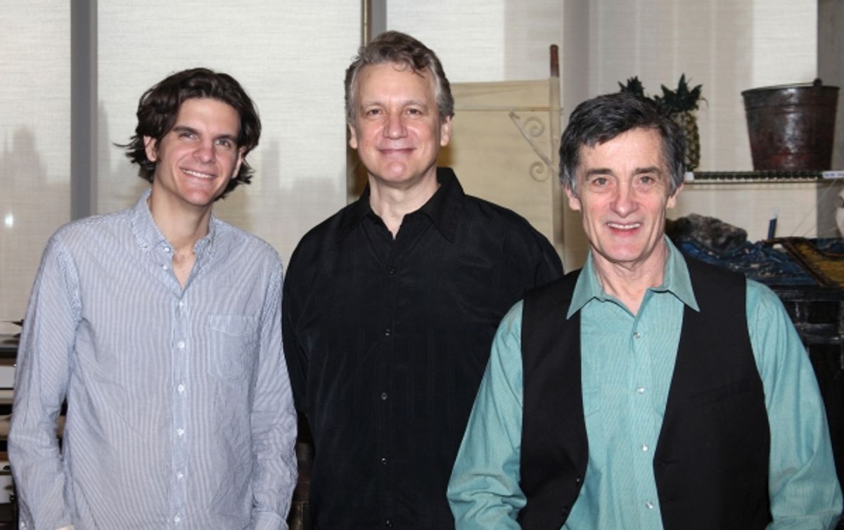Alex Timbers (Director), Rick Elice (Playwright), Roger Rees (Director) at 