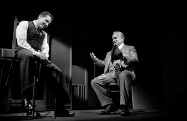 Remy Auberjonois and Philip Seymour Hoffman Photo