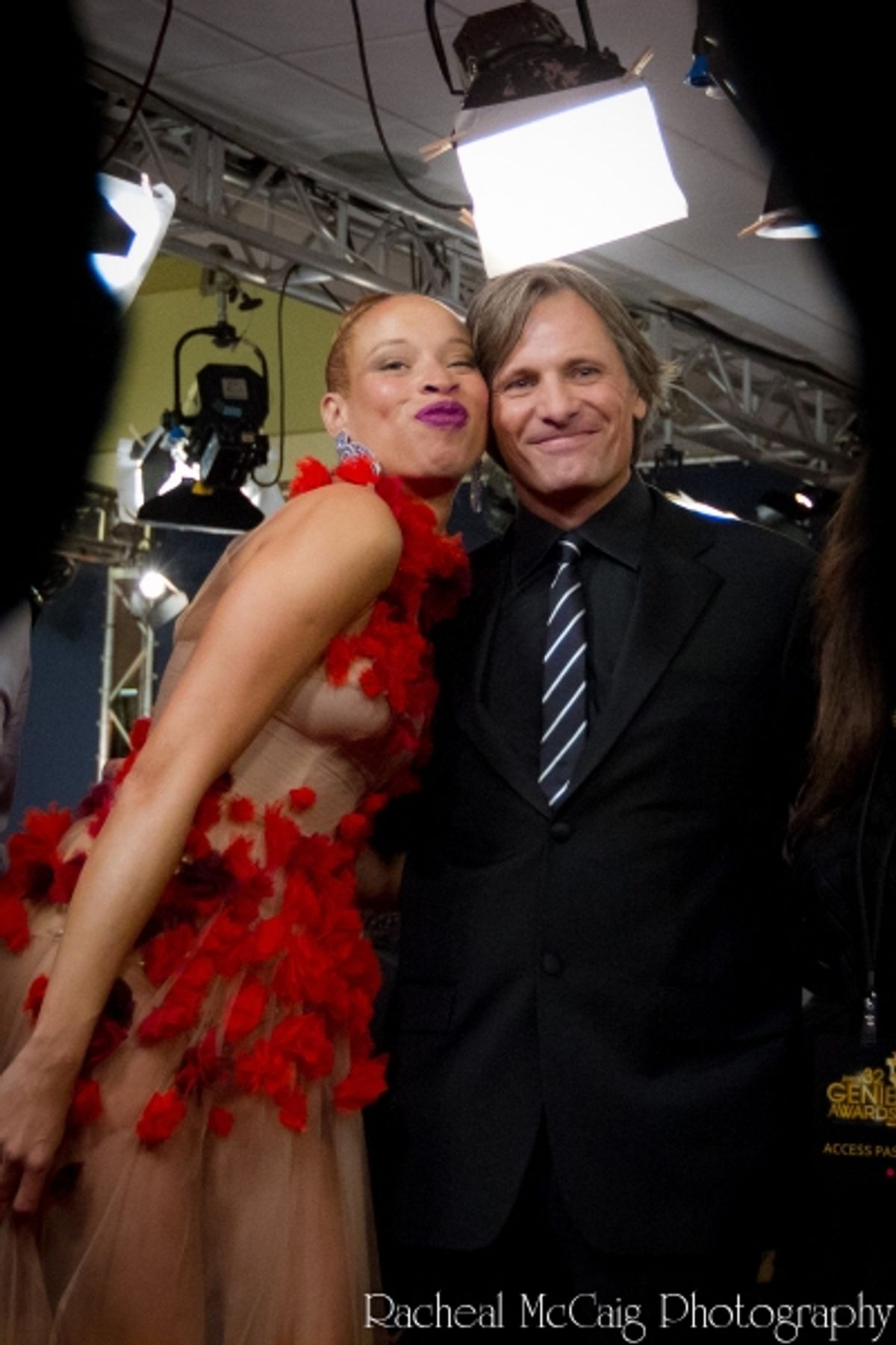 Stacey McKenzie and Viggo Mortensen at 