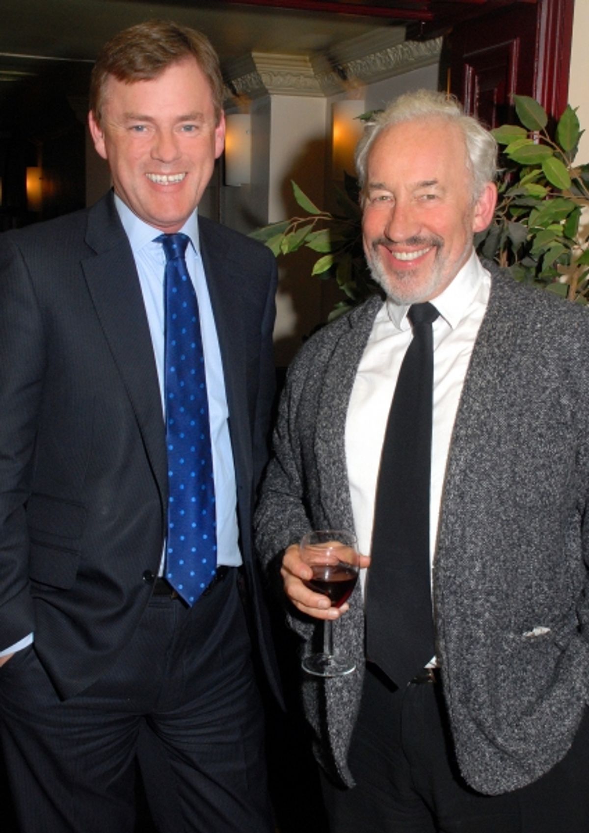 Michael Lynas (ATG Executive Director) and Simon Callow
 at 