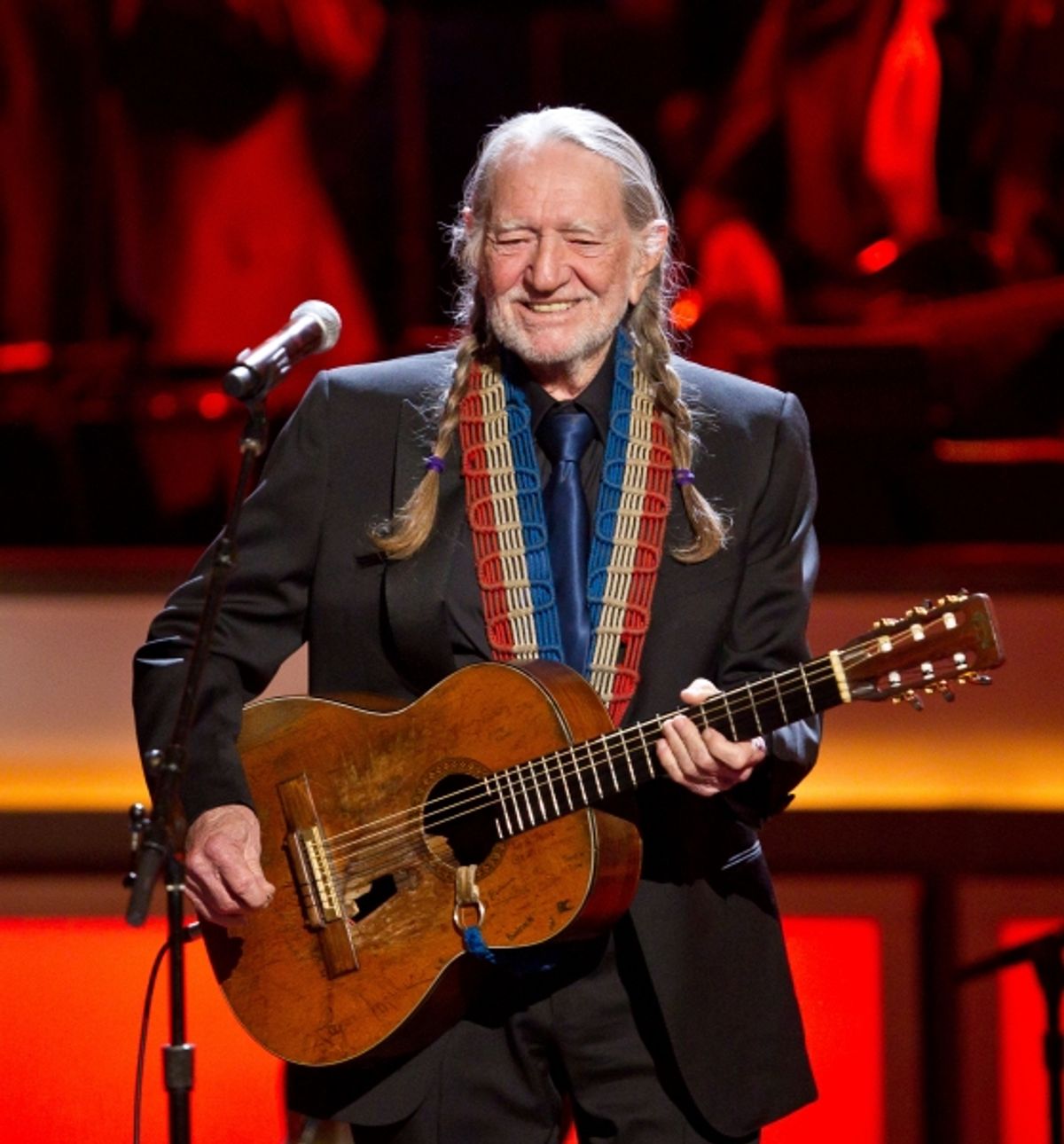 Willie Nelson pictured at The Smith Center For The Performing Arts Opening Night in Las Vegas, NV on March 10, 2011. Ã‚Â© RD/Kabik/ Retna Digital ***HOUSE COVERAGE*** at 