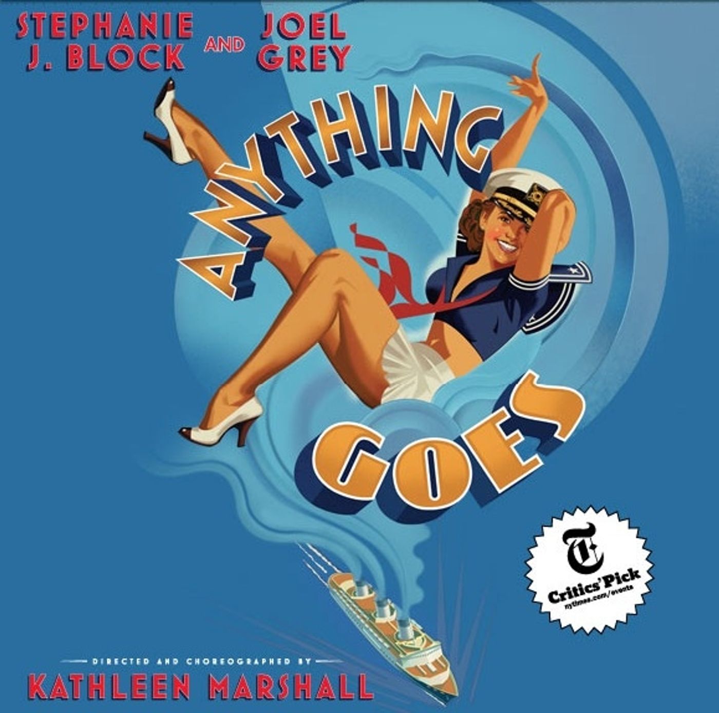 Photo Flash: New Artwork Revealed for ANYTHING GOES Starring Stephanie J. Block! Photo Flash: New Artwork Revealed for ANYTHING GOES Starring Stephanie J. Block! Image