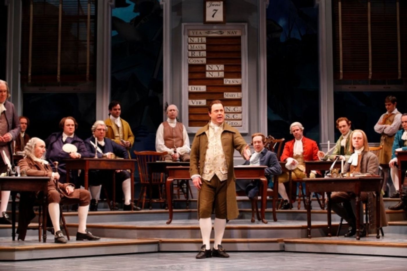 Photo Flash: First Look at Robert Cuccioli, Brooks Ashmanskas, et al. in Ford's Theatre's 1776 Photo Flash: First Look at Robert Cuccioli, Brooks Ashmanskas, et al. in Ford's Theatre's 1776 Image