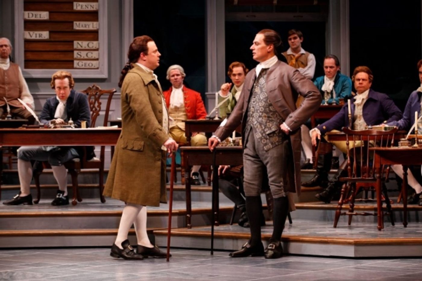 Photo Flash: First Look at Robert Cuccioli, Brooks Ashmanskas, et al. in Ford's Theatre's 1776 Photo Flash: First Look at Robert Cuccioli, Brooks Ashmanskas, et al. in Ford's Theatre's 1776 Image