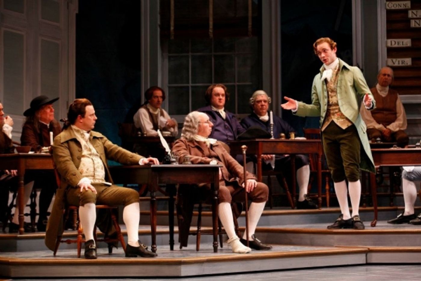 Photo Flash: First Look at Robert Cuccioli, Brooks Ashmanskas, et al. in Ford's Theatre's 1776 Photo Flash: First Look at Robert Cuccioli, Brooks Ashmanskas, et al. in Ford's Theatre's 1776 Image
