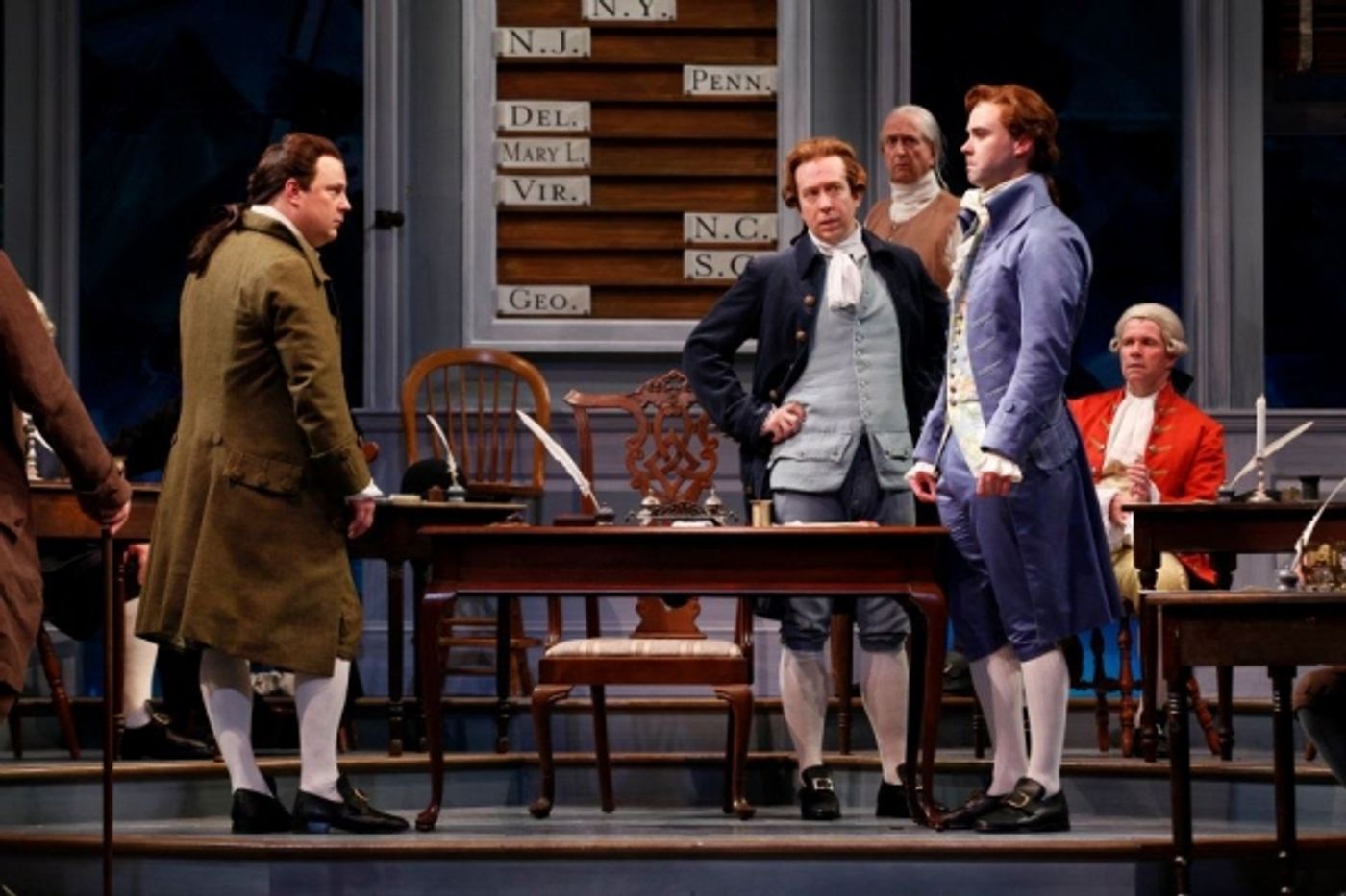 Photo Flash: First Look at Robert Cuccioli, Brooks Ashmanskas, et al. in Ford's Theatre's 1776 Photo Flash: First Look at Robert Cuccioli, Brooks Ashmanskas, et al. in Ford's Theatre's 1776 Image