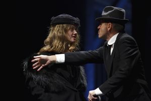Anna Sinyakina and Mikhail Baryshnikov Photo