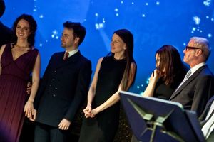 Melissa Errico, Manoel Felciano, Sutton Foster, Laura Benanti and Scott Wittman Photo