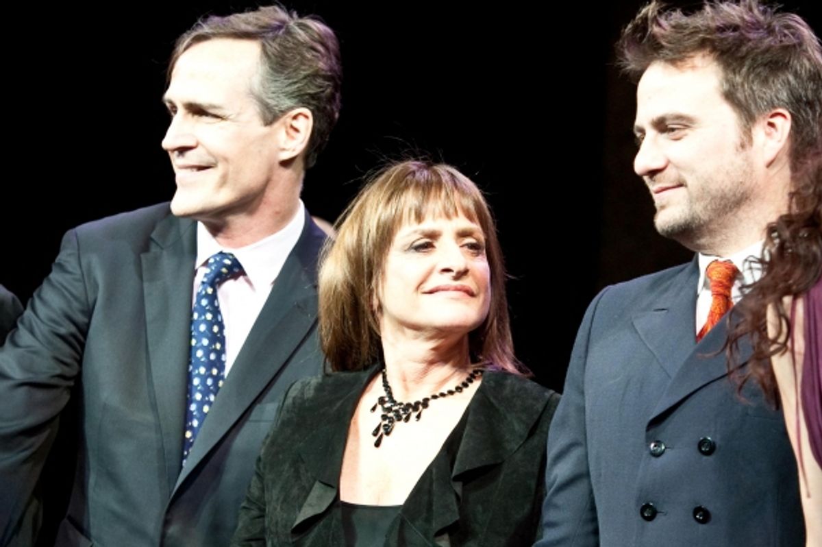 Howard McGillin, Patti LuPone and Manoel Felciano at 