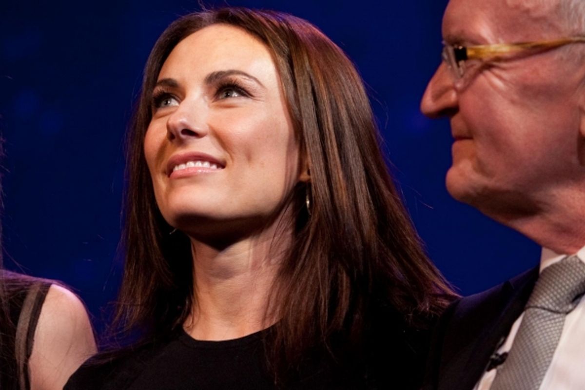 Laura Benanti and John Doyle at 