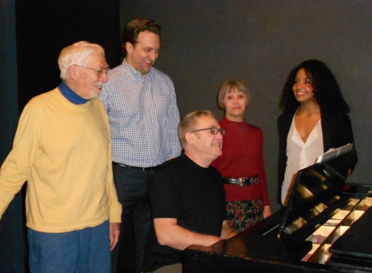 Tom Jones, Graham Rowat, Michael Rice, Susan Watson and Stephanie Umoh at 