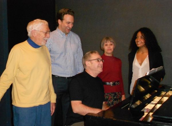 Tom Jones, Graham Rowat, Michael Rice, Susan Watson and Stephanie Umoh Photo