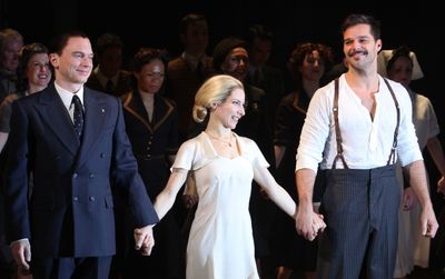 Michael Cerveris, Elena Roger and Ricky Martin Photo