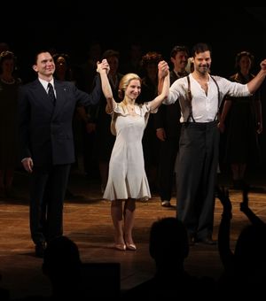 Michael Cerveris, Elena Roger and Ricky Martin  Photo