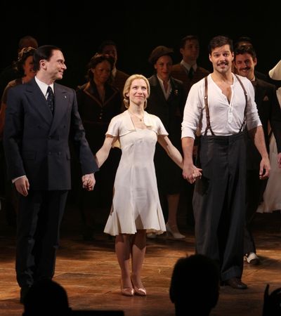 Michael Cerveris, Elena Roger and Ricky Martin Photo