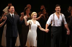 Michael Cerveris, Elena Roger & Ricky Martin Photo