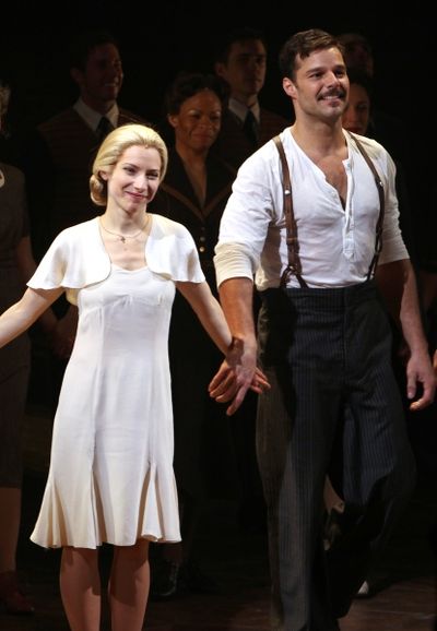 Elena Roger & Ricky Martin Photo