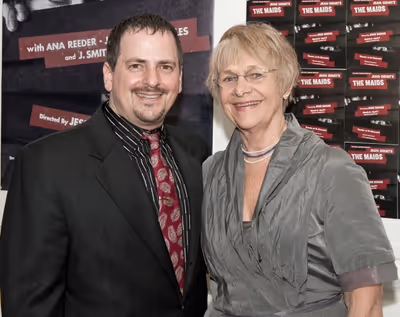 Jesse Berger and Estelle Parsons Photo