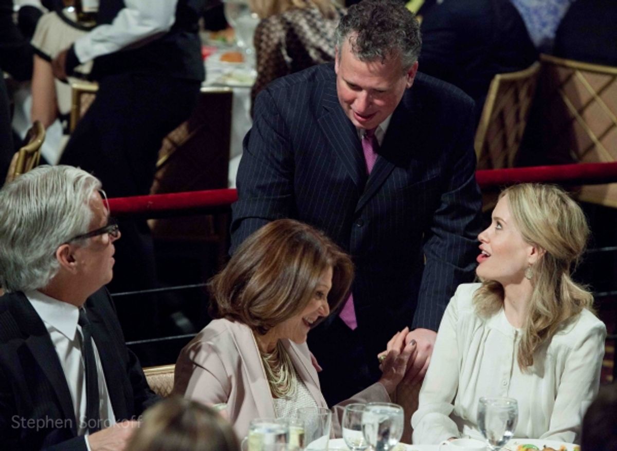 Steve Bakunas, Linda Lavin, Billy Stritch, Sarah Paulson at 