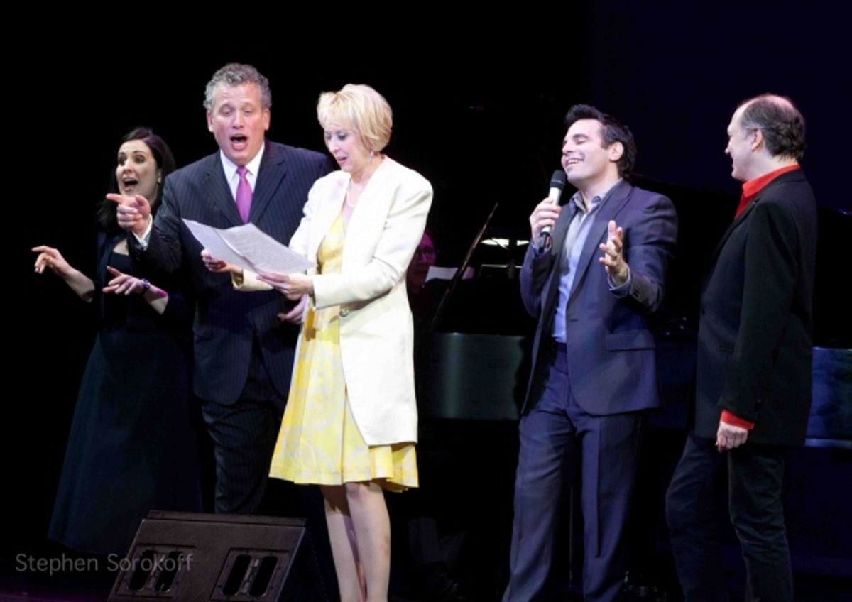 Stephanie D'Abruzzo, Billy Stritch, Julie Halston, Mario Cantone,Charles Busch at 