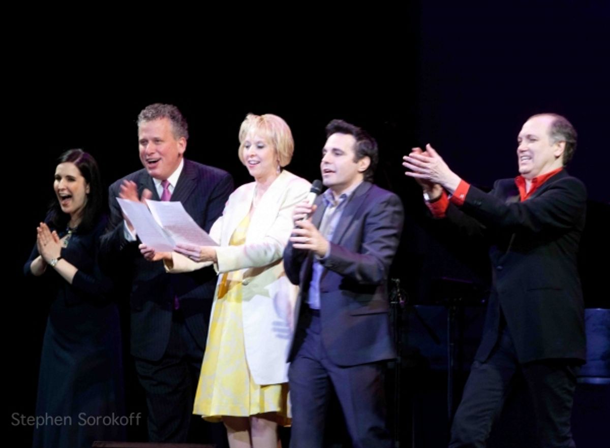 Stephanie D'Abruzzo, Billy Stritch, Mario Cantone,Charles Busch at 
