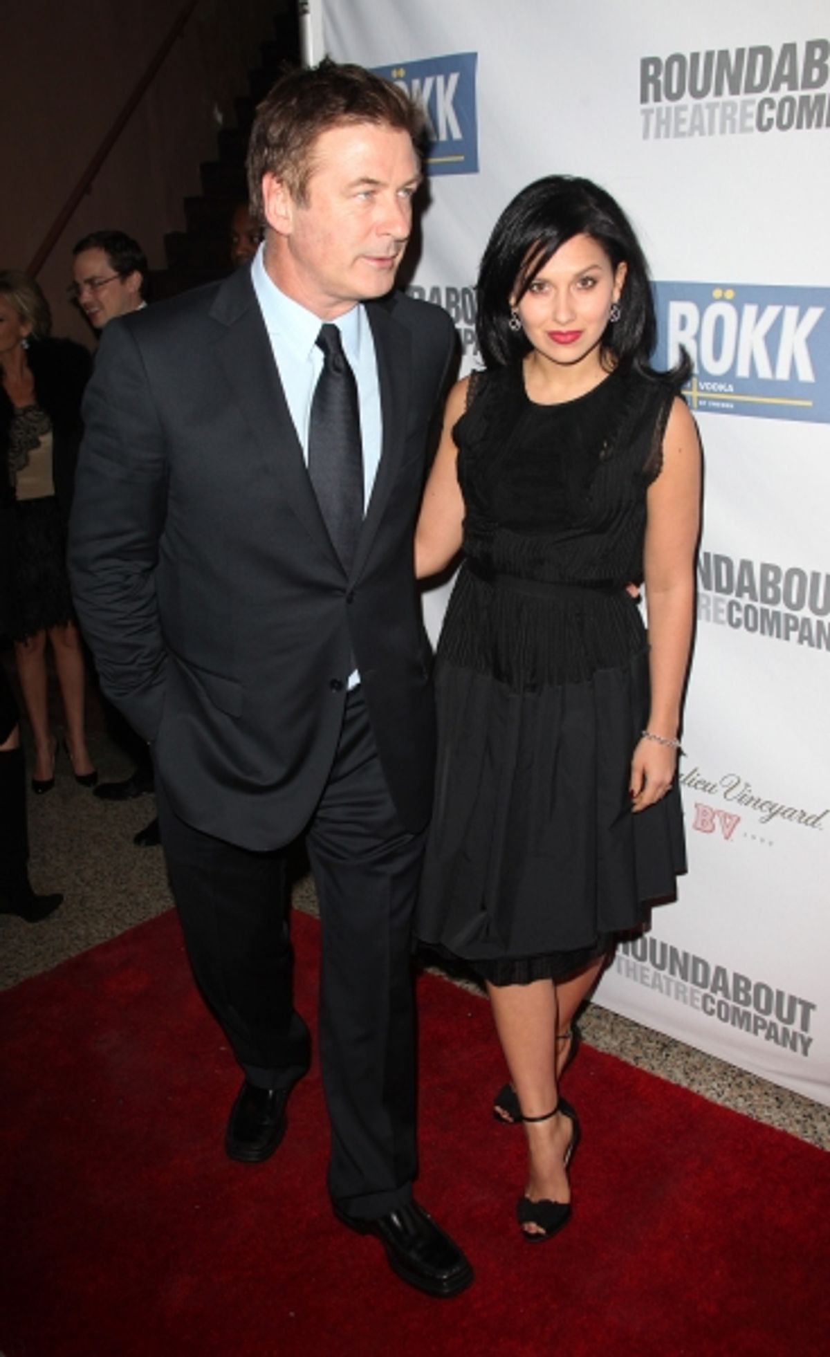 Alec Baldwin, girlfriend Hilaria Thomas at 