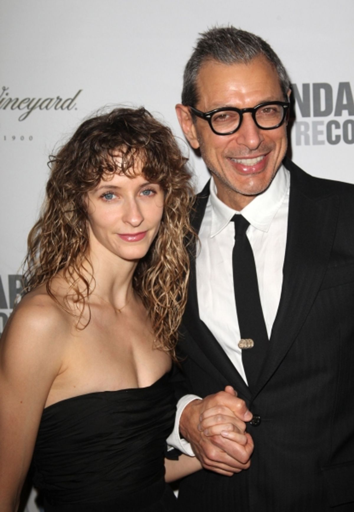 Jeff Goldblum & girlfriend Emily at 