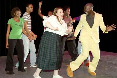Kristen Kane of Plainsboro as Tracy Turnblad and Tommy Thomas of Georgetown, England  Photo