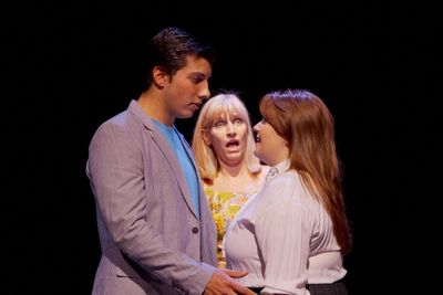 Ben Menahem of Plainsboro as the love interest, Link Larkin; Vicky Wyman of Monroe To Photo