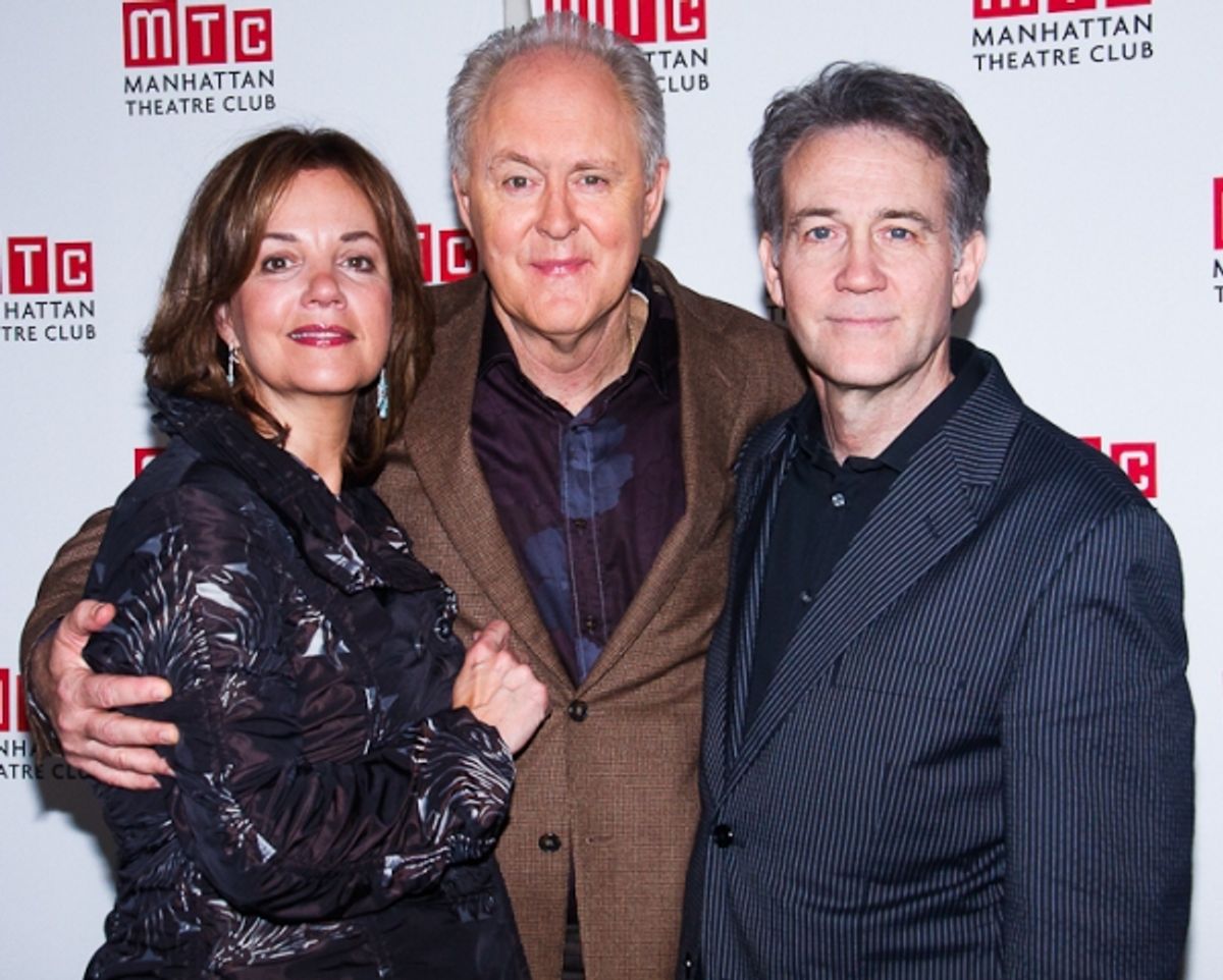 Margaret Colin, John Lithgow, and Boyd Gaines at 