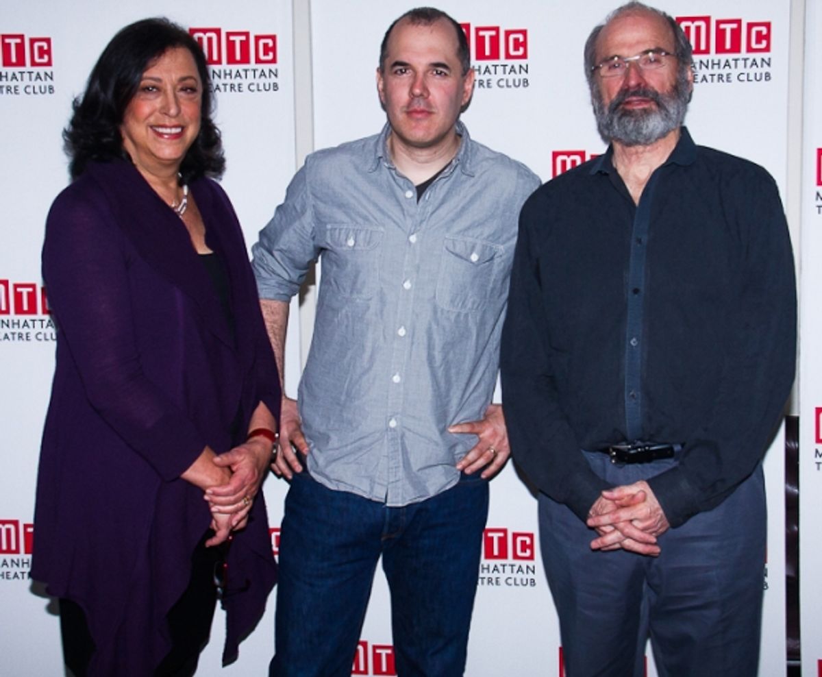 Lynne Meadow, David Auburn, and Daniel Sullivan at 