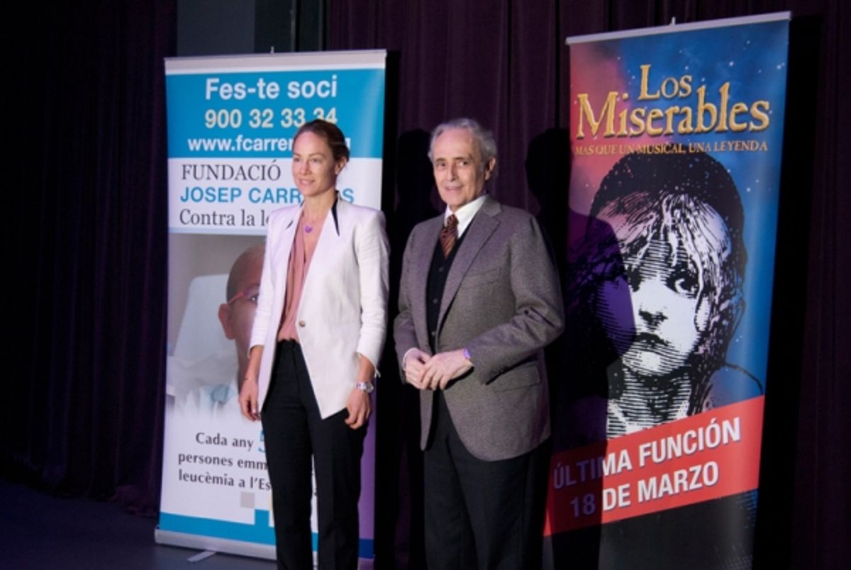 Julia Gomez Cora y Josep Carreras at 