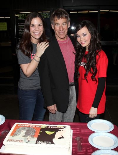 Lindsay Mendez, Stephen Schwartz and Anna Maria Perez de Tagle  Photo