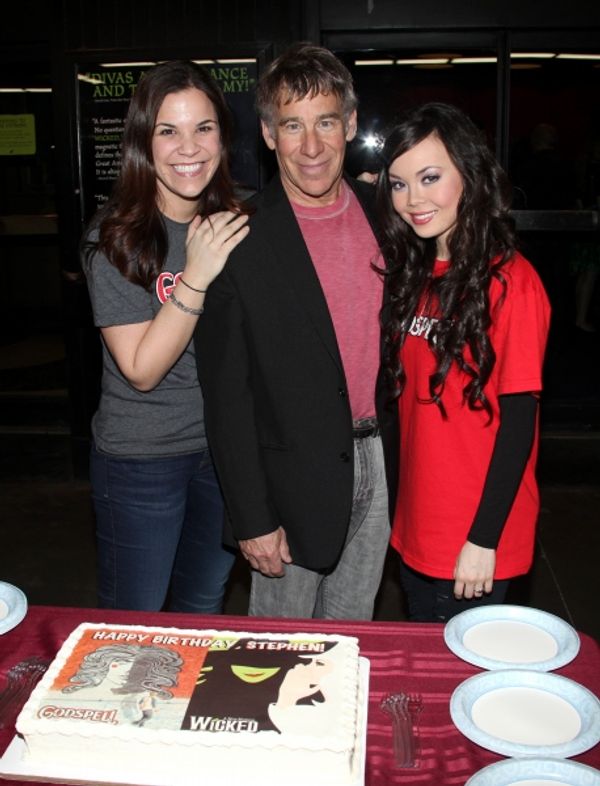 Lindsay Mendez, Stephen Schwartz and Anna Maria Perez de Tagle  Photo