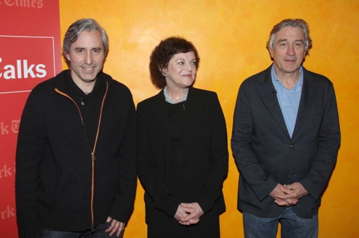  Robert De Niro & Paul Weitz with moderator Janet Maslin  at 