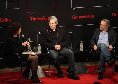 Robert De Niro & Paul Weitz with Janet Maslin Photo