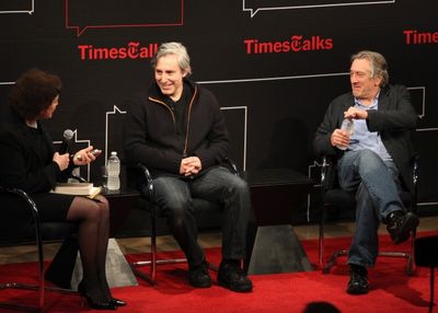 Robert De Niro & Paul Weitz with Janet Maslin Photo