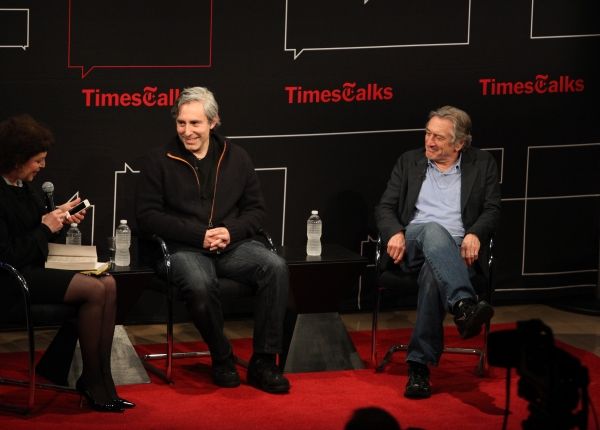 Robert De Niro & Paul Weitz with Janet Maslin Photo