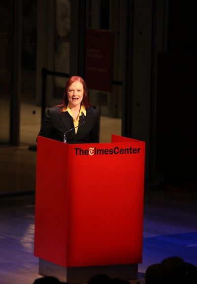 Carol Day with opening remarks Photo