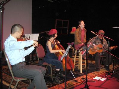 Ken Christianson, Simone Vitucci, Julia Belanoff and Max Di Carlo Photo