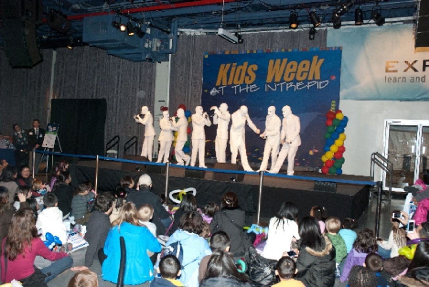 Photo Flash: Voca People Visits the Intrepid Air and Space Museum  Image