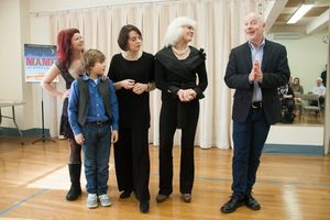 Wyatt, Lucas Schultz, Judith Blazer, Louise Pitre, and Ray Roderick Photo