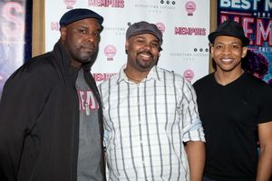 J. Bernard Calloway, James Monroe Iglehart and Derrick Baskin @ BroadwayWorld J. Bernard Calloway, James Monroe Iglehart and Derrick Baskin Photo