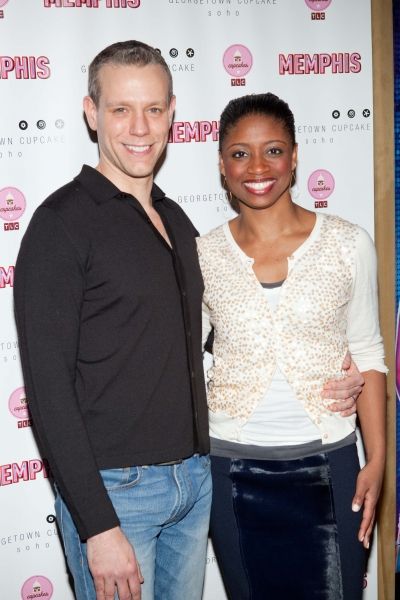 Adam Pascal and Montego Glover Photo