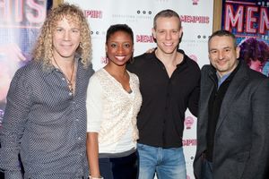 David Bryan, Montego Glover, Adam Pascal and Joe DiPietro Photo