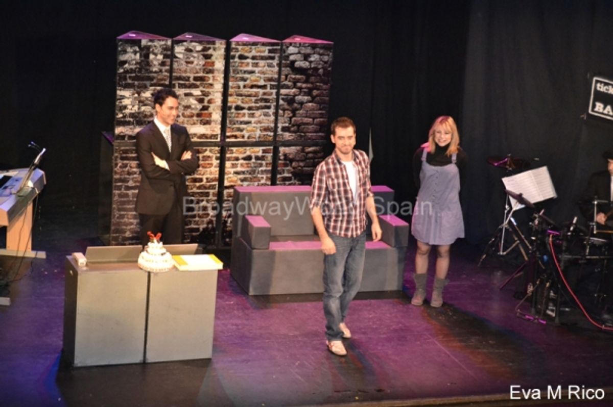 David Tortosa, Jorge Gonzalo y Laura Castrillon at 