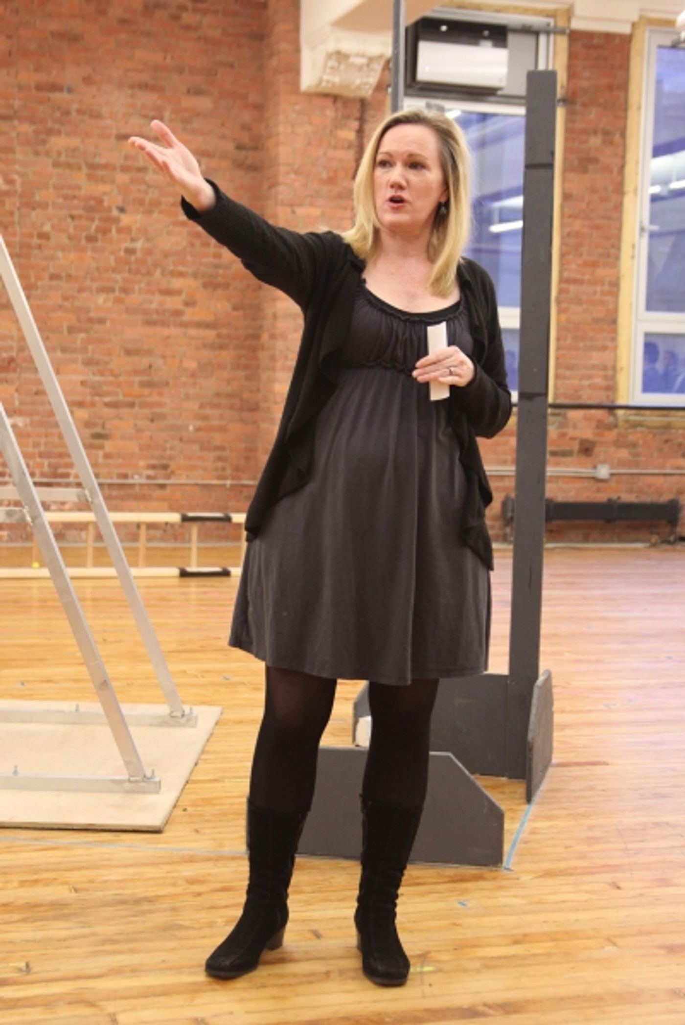 Photo Coverage: NICE WORK IF YOU CAN GET IT Meets the Press - Matthew Broderick, Kelli O'Hara and More!  Image