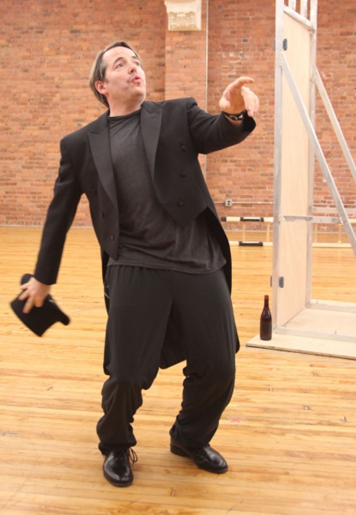 Photo Coverage: NICE WORK IF YOU CAN GET IT Meets the Press - Matthew Broderick, Kelli O'Hara and More!  Image