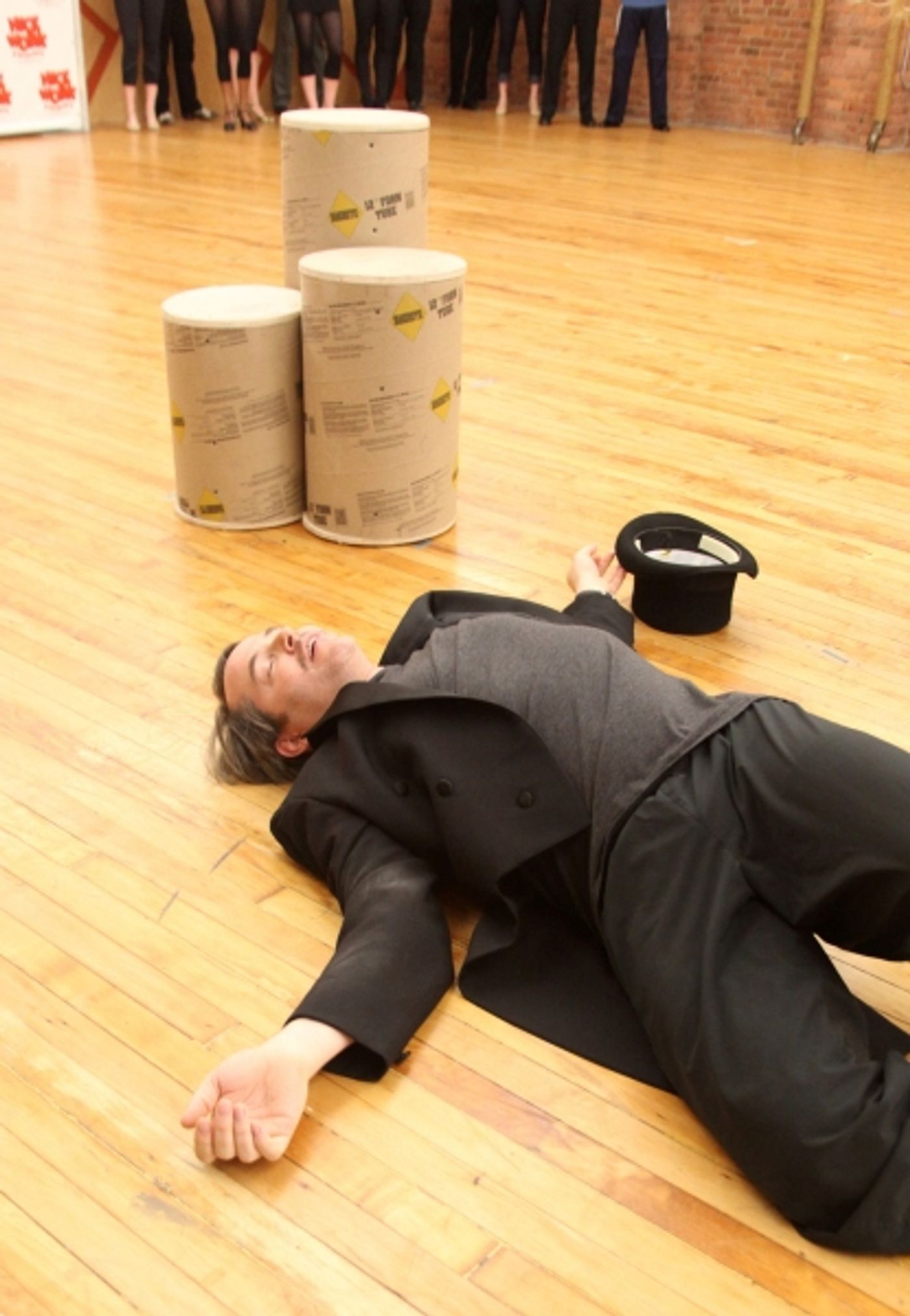 Photo Coverage: NICE WORK IF YOU CAN GET IT Meets the Press - Matthew Broderick, Kelli O'Hara and More!  Image